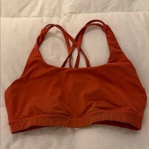 Lululemon Athletica Orange Sports Bra